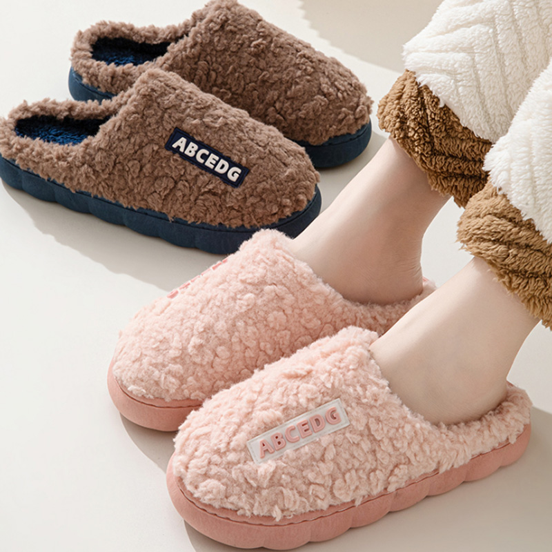 Women'S Shoes Toms - トレンド冬用カップル室内用滑り止め付きメンズ・レディース兼用ビーチサンダル、暖かいスリッパ、ホームスライド、カジュアル寝室用ソフトコンフォートシューズ