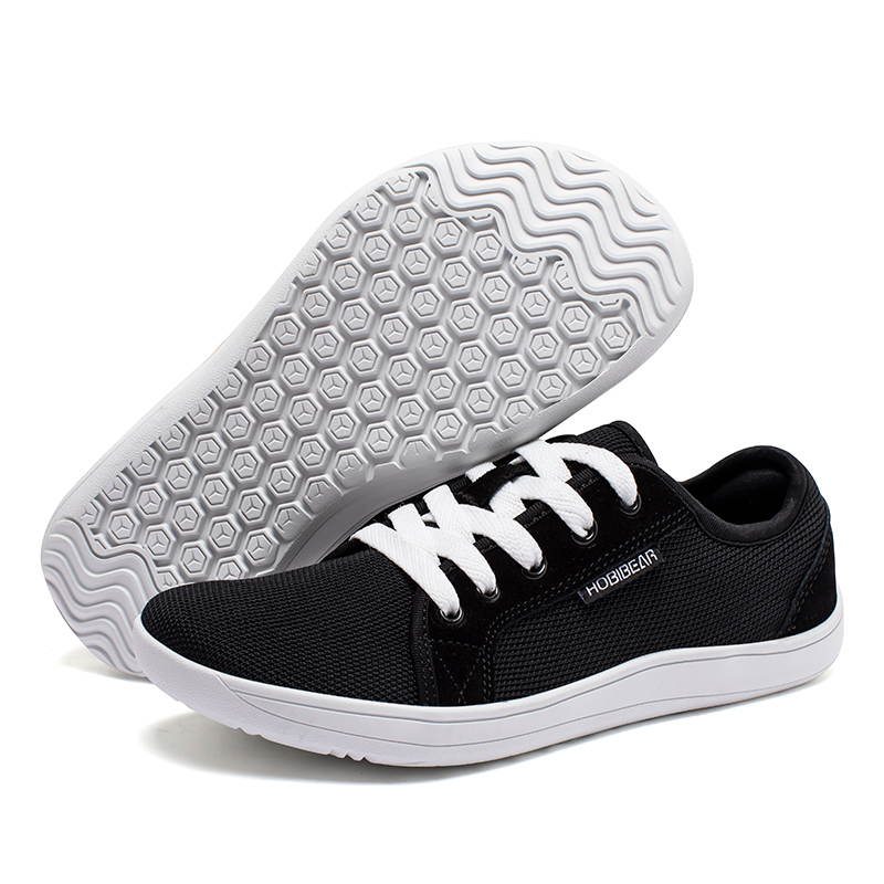 Women'S Shoes Zero Drop - HOBIBEAR ワイドつま先裸足靴レディースメンズアウトドアレースアップランニングスニーカーゼロドロップ快適なカジュアルシューズ
