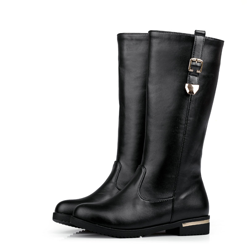 高級ソフトPUレザー冬用フラットシューズ 大きいサイズ 50 - Women'S Shoes Burgundy のレビューと価格