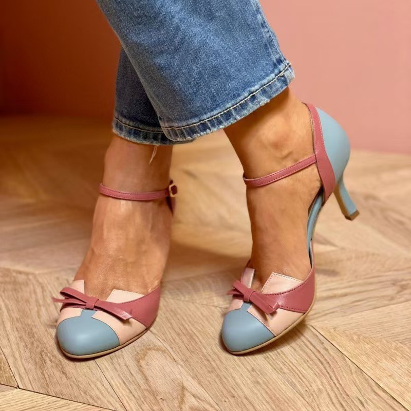 2026年新作サマースティレットサンダル ラウンドトゥ スプ - Women Shoes Model のレビューと価格