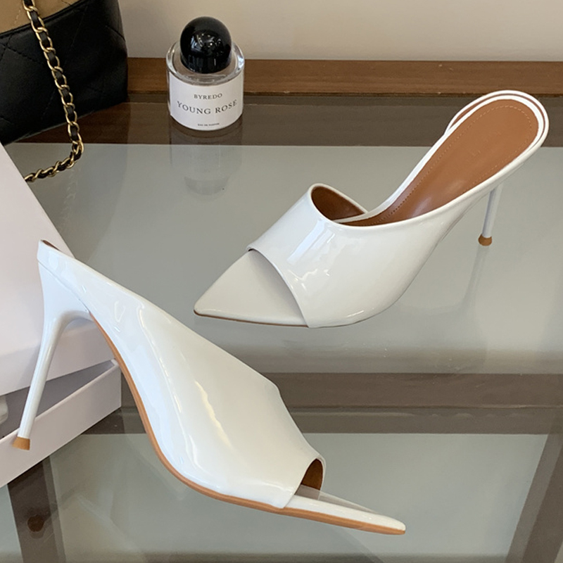 Eilyken ファッションポインテッドトゥ女性スリッパセク - Patent Leather Pump のレビューと価格