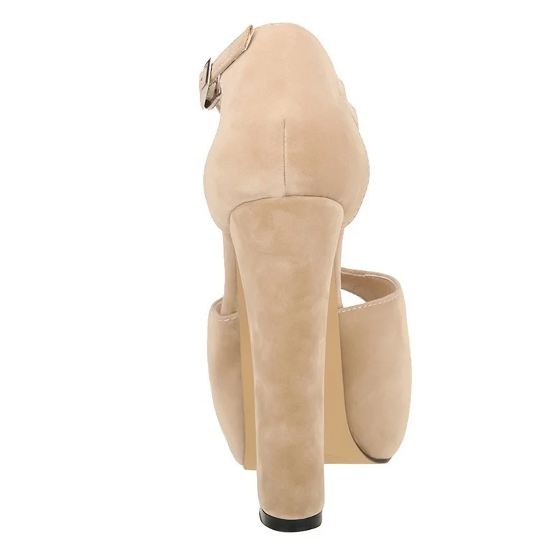 女性サンダル夏セクシーなショーのぞき見つま先厚いハイヒールバ - Peep Toe Heels のレビューと価格