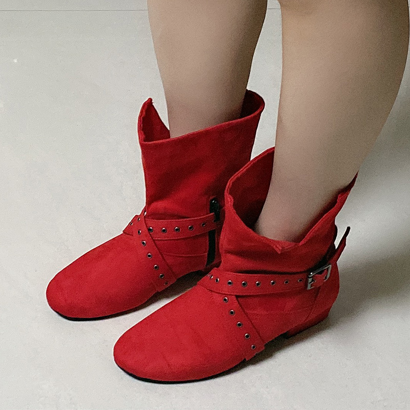Wedopus カスタマイズヒール女性のラインダンスショート - Women'S Shoes Burgundy のレビューと価格