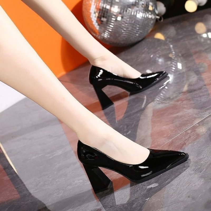 クラシックでセクシーなポインテッドトゥハイヒールレディースシ - Women Shoes Mk のレビューと価格