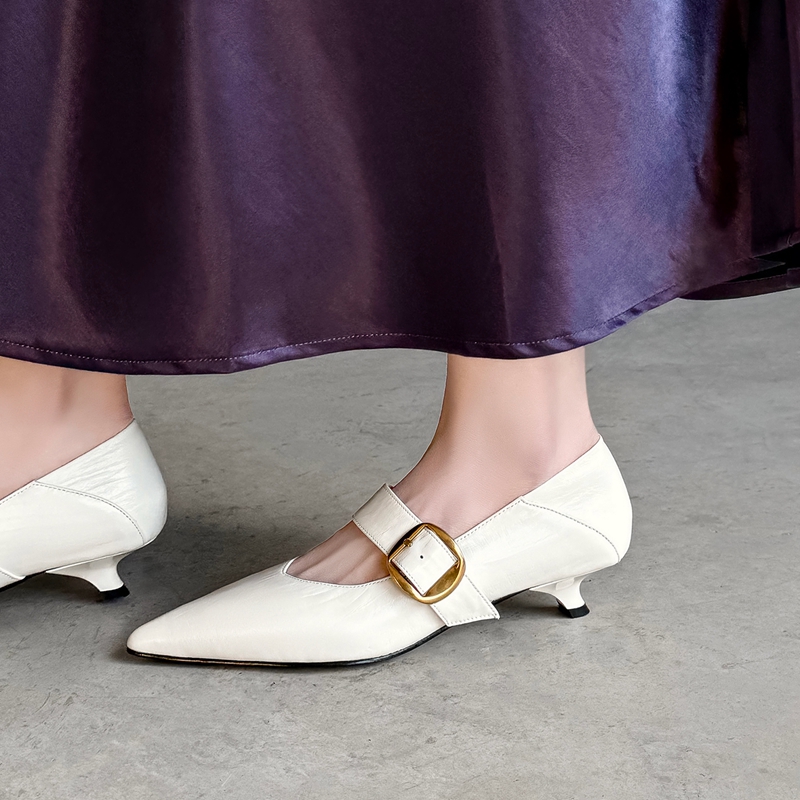 2026 新秋本革女性の靴ポインテッドトゥメアリージェーン女 - Women Shoes Mk のレビューと価格