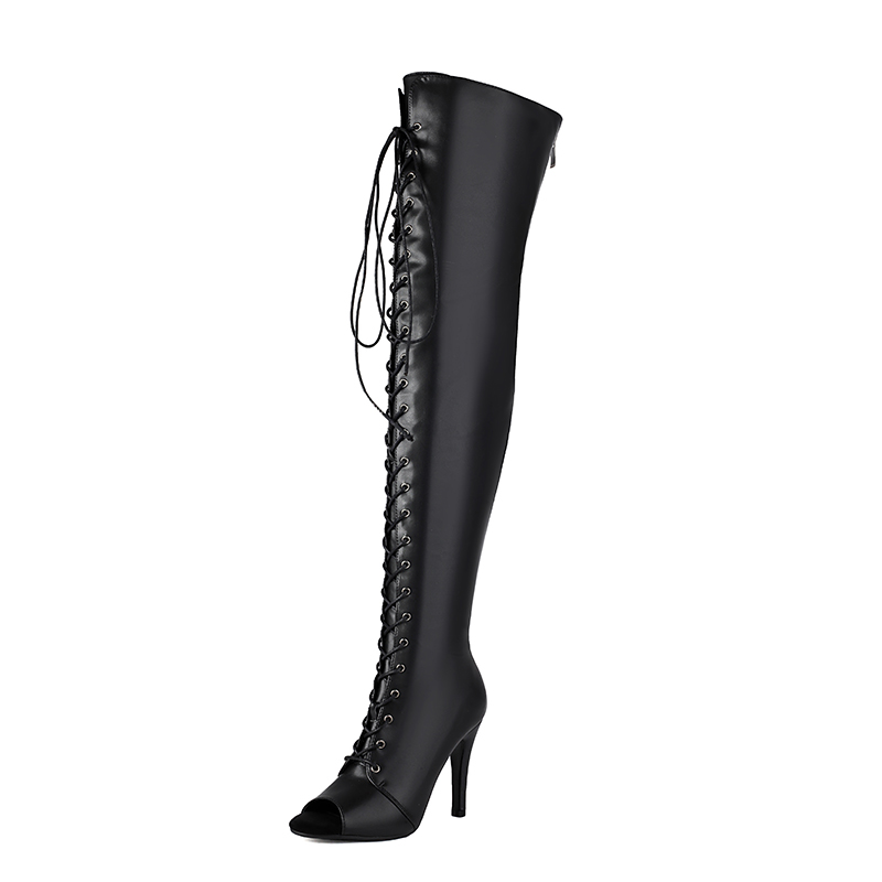 黒のハイヒール、ソフトなピープトゥ、スティレット、ジャズダン - Women'S Shoes Big Feet のレビューと価格
