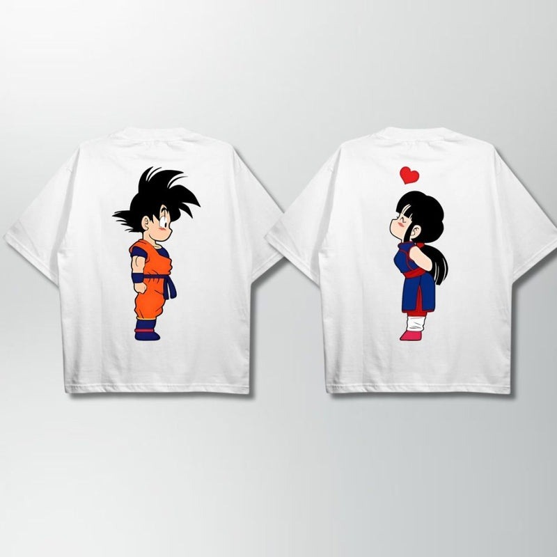 2026 ドラゴンボールZ 孫悟空＆チチ カップルTシャツ  - Women'S Shoes In The 90S のレビューと価格