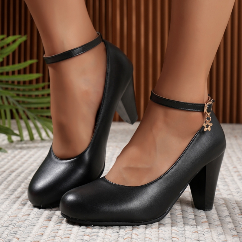 エレガントな黒、ピンク、白のハイヒール、レディースパンプス、 - Women'S Shoes Big Feet のレビューと価格