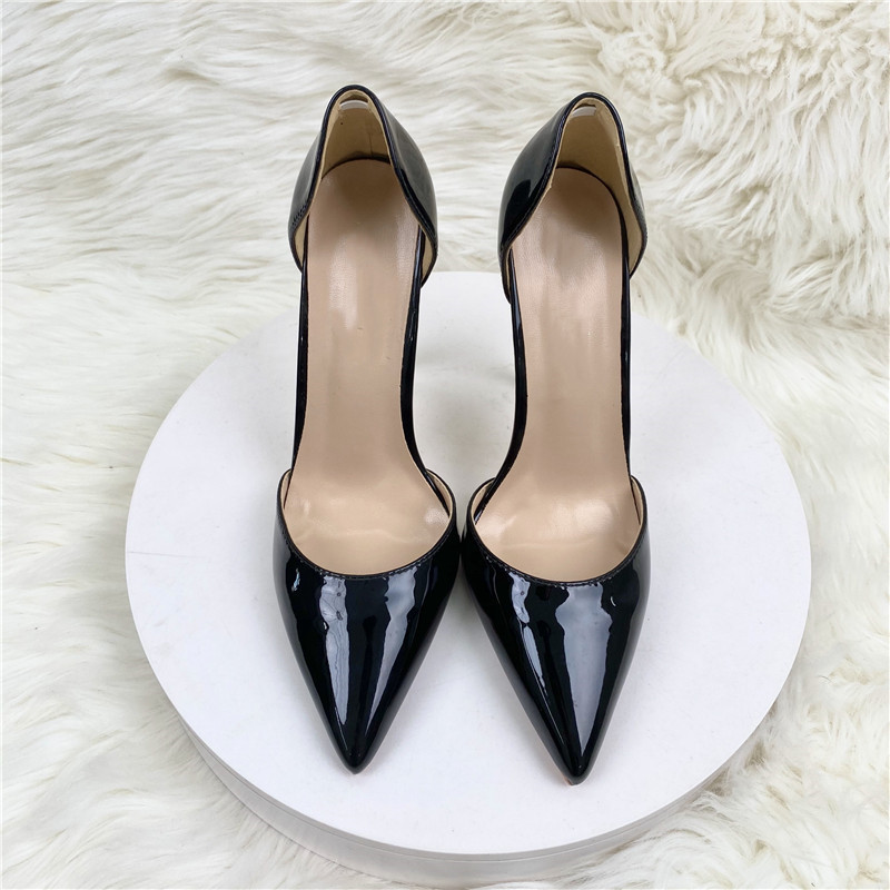 Heelgoo-女性用の黒のパテンデカジーシューズ,エレガン - Patent Leather Pump のレビューと価格