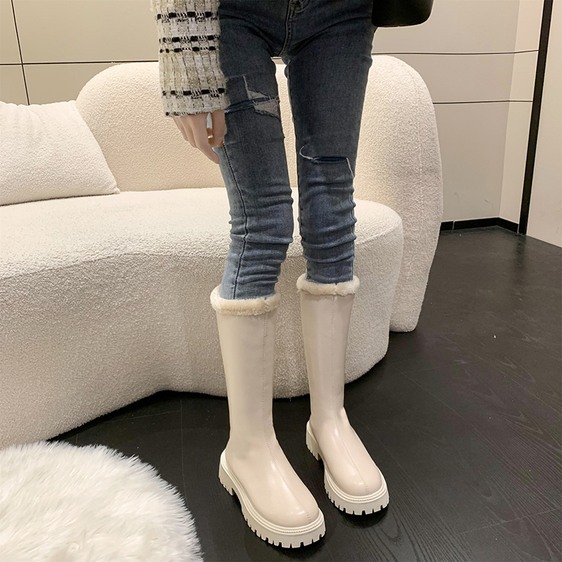 冬の女性の暖かい豪華なアンクルブーツ快適な滑り止めビッグサイ - Women'S Shoes Big Feet のレビューと価格
