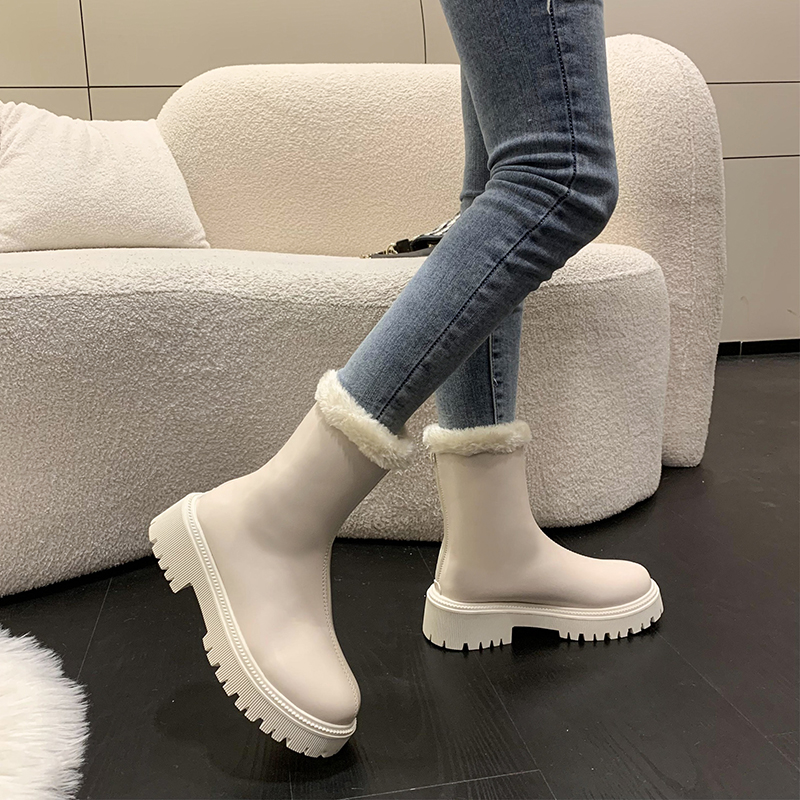 冬の女性の暖かい豪華なアンクルブーツ快適な滑り止めビッグサイ - Women'S Shoes Big Feet のレビューと価格