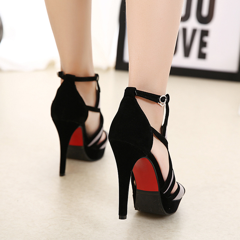 ファッションヨーロッパステーションサンダルフロックバックルス - Women Shoes Model のレビューと価格