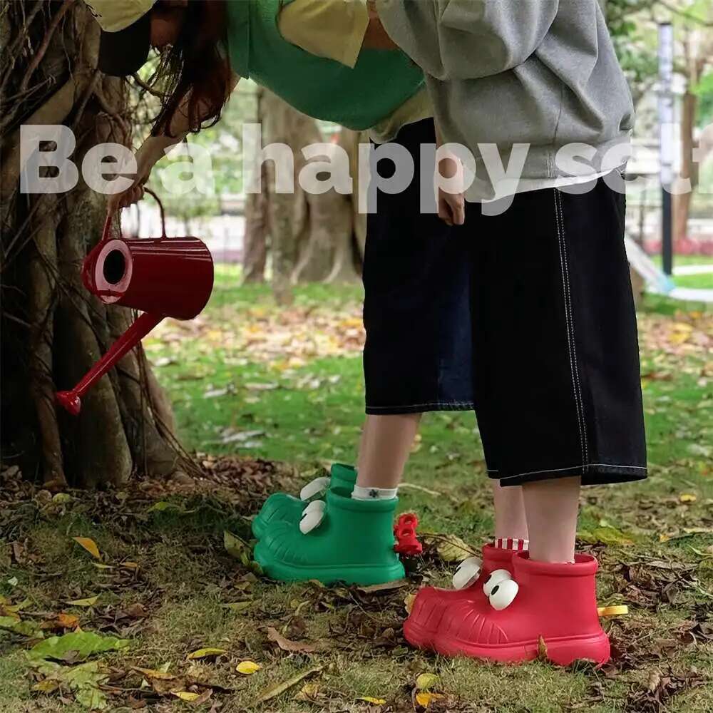 レディース レインブーツ ラウンドトゥ ビッグアイ レインシ - Women'S Shoes Big Feet のレビューと価格
