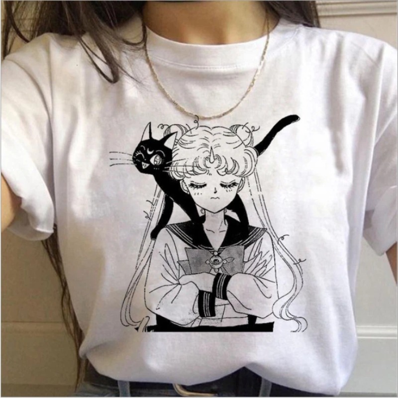 Tシャツ 90年代 アニメ セーラームーン レトロ グラフィ - Women'S Shoes In The 90S のレビューと価格
