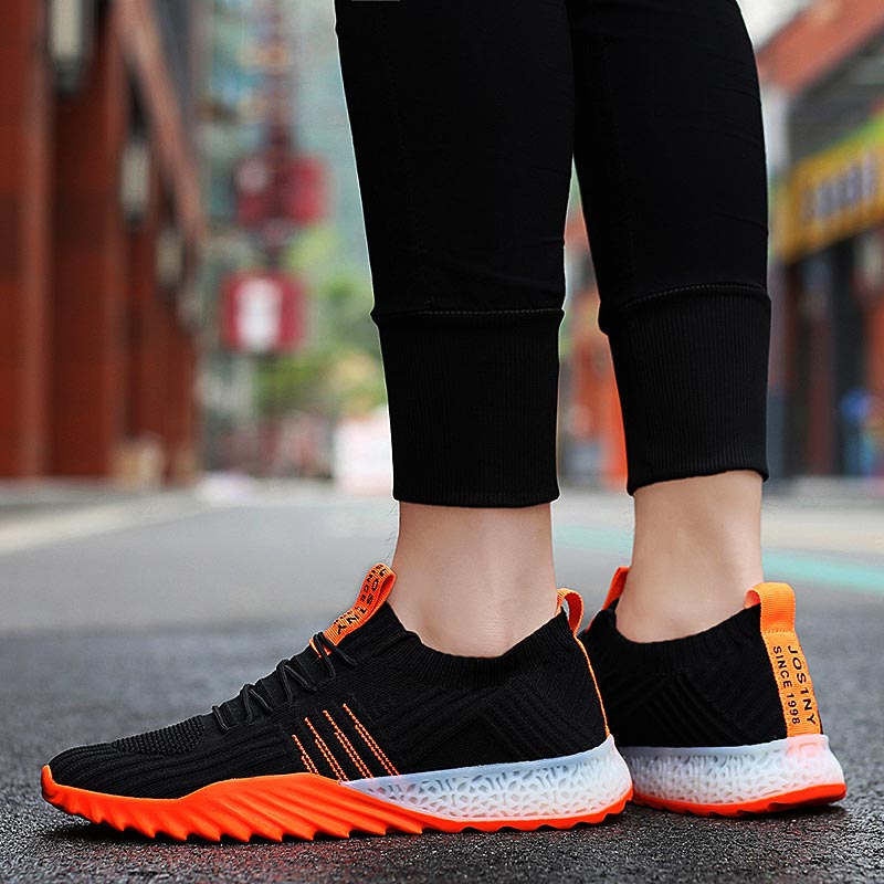 男性と女性のための通気性のあるメッシュスニーカー,スポーツ, - Women Shoes Types Name のレビューと価格